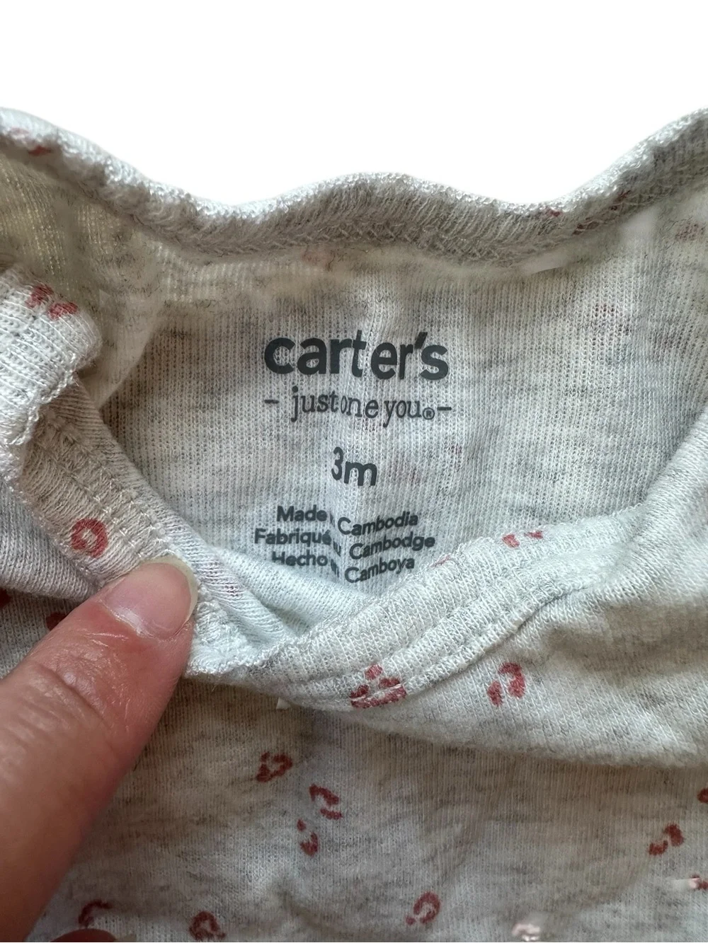 Carter’s short sleeve onesie bodysuit lot Size 0-3 months (3m)